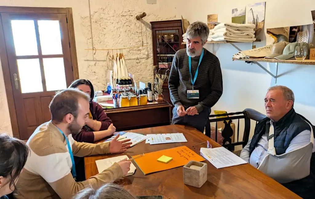 Imagen durante la visita a la finca 'La Junquera' en Caravaca de la Cruz.